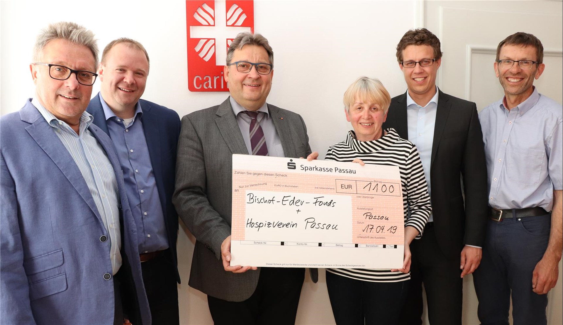 Spendenübergabe Ärzteverein an Bischof-Eder-Fonds und Hospizverein
