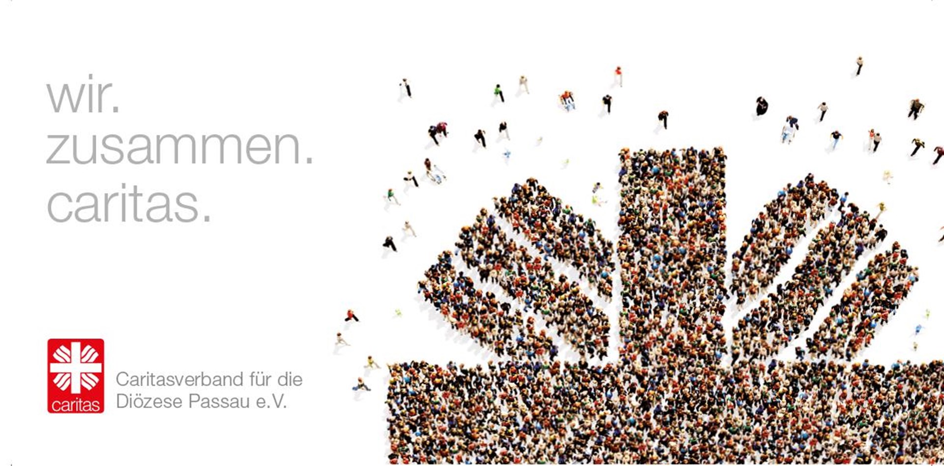 Karte 21 -Caritas Flammenkreuz Postkarte