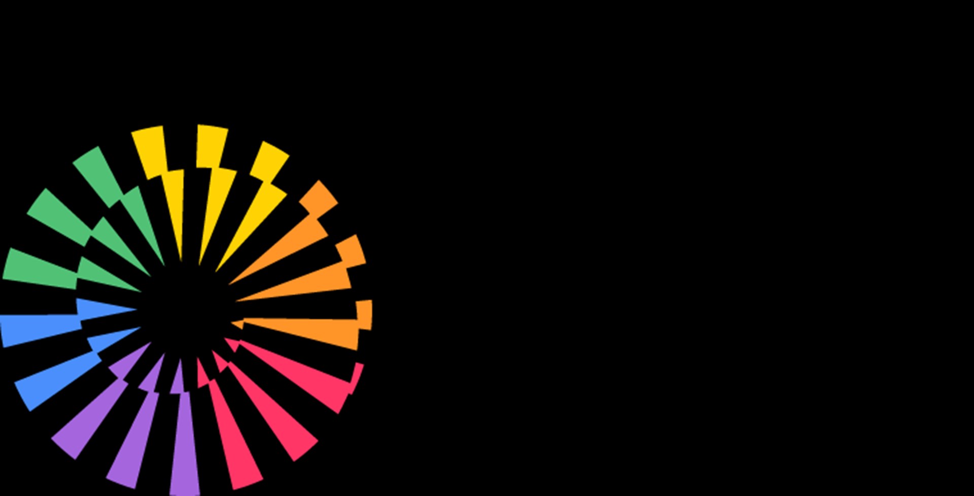 Logo der GlücksSpirale mit einem spiralförmigen Symbol aus farbigen Balken in Regenbogenfarben links und dem Schriftzug „GlücksSpirale“ in schwarzer Schrift rechts daneben.